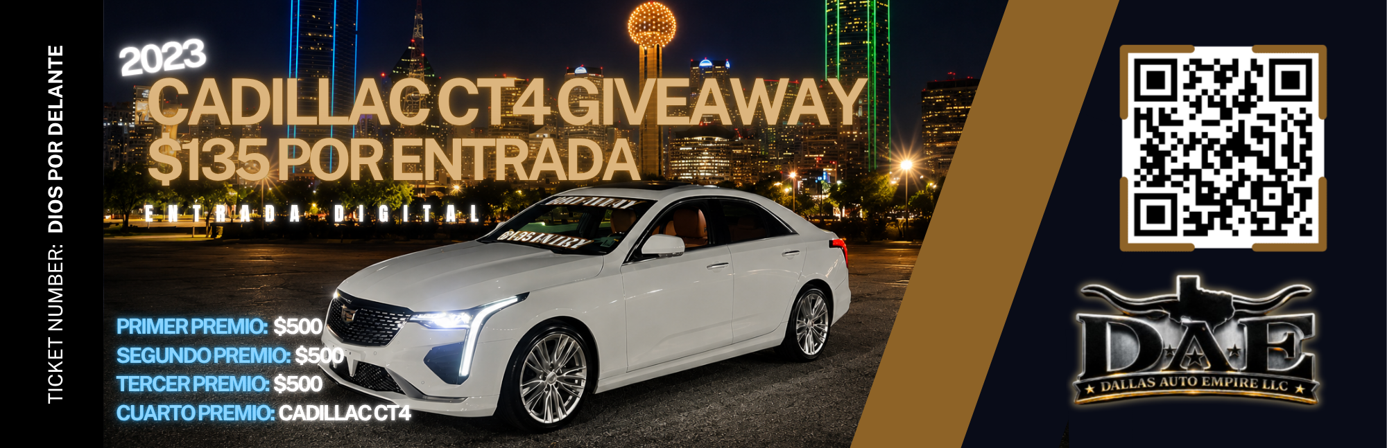 2023 Cadillac CT4 Ticket